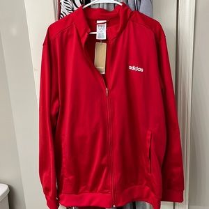 Red Adidas Zip Up